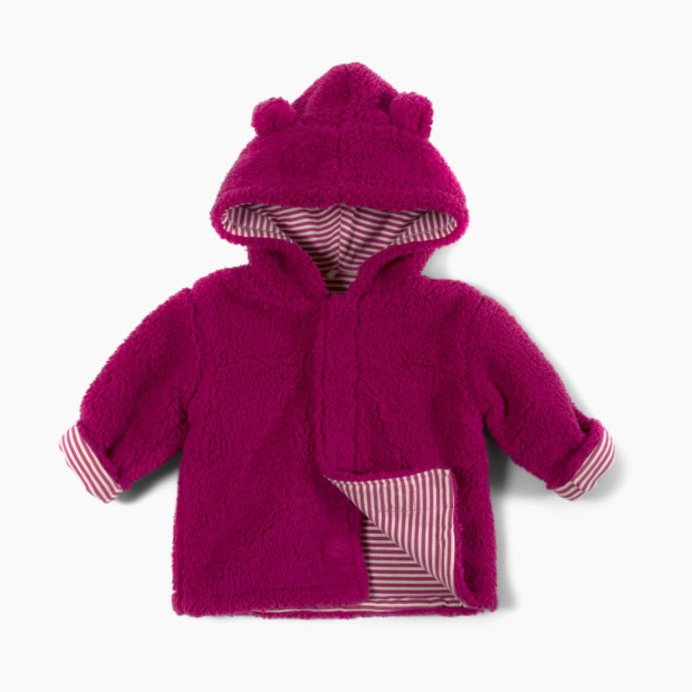 Magnetic Me Sherpa coat with magnetic fasteners 12M